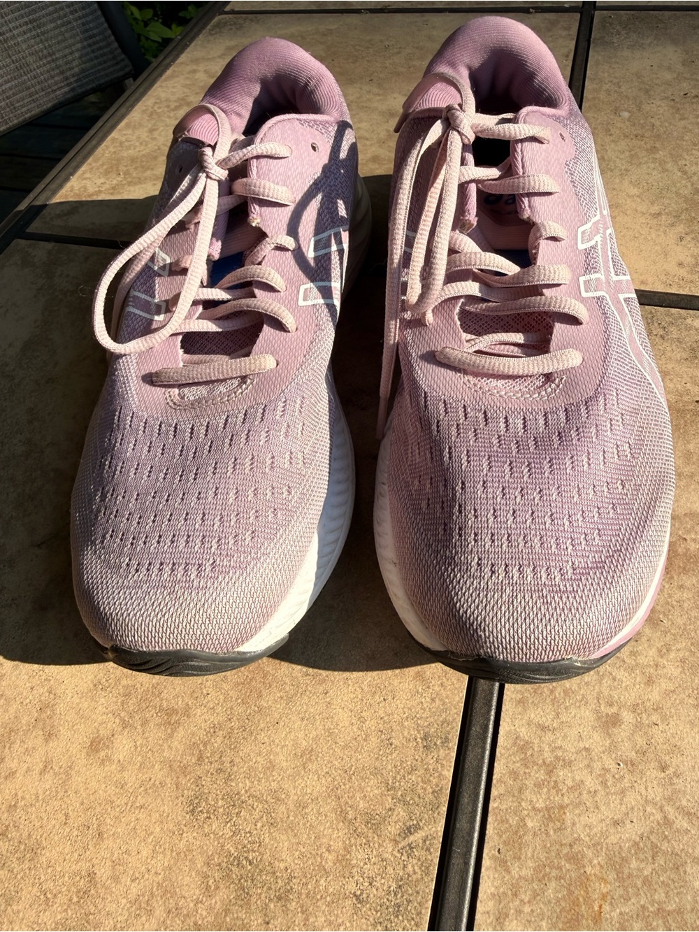 ASICS Women's Athletic Shoes in Light Purple and White
